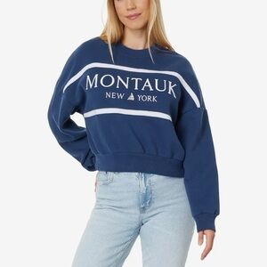 Abercrombie Montauk New York Cropped Sweatshirt